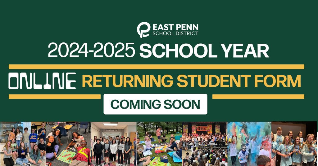 2024-2025 Online Returning Student Form Banner