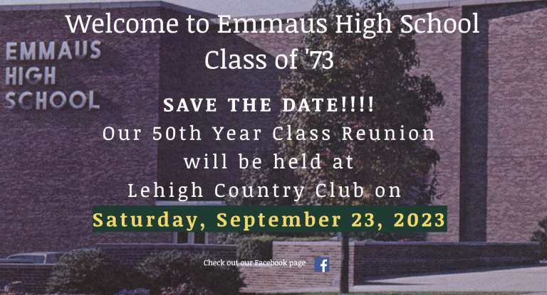 Emmaus High School Class Reunion Information – East Penn School District